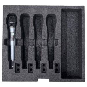 Schaumstoffeinlage 4x Sennheiser XSW Handfunk